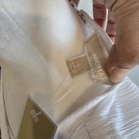 Michael KorsWhite Ruffle Mini Dress - Picture 7 of 11